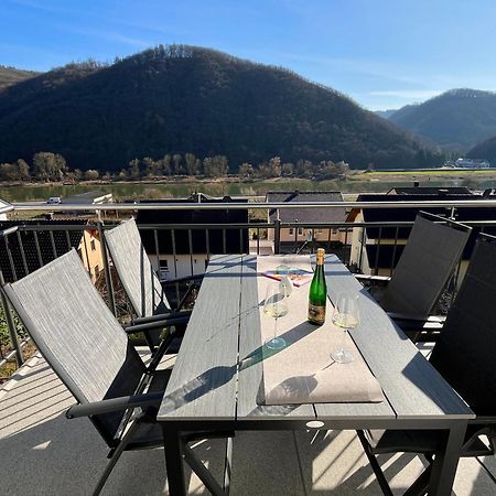 Ferienwohnung Moseltraum, 1-6 Pers, Mit 3 Schlafzimmer Und Panoramabalkon Müden Buitenkant foto