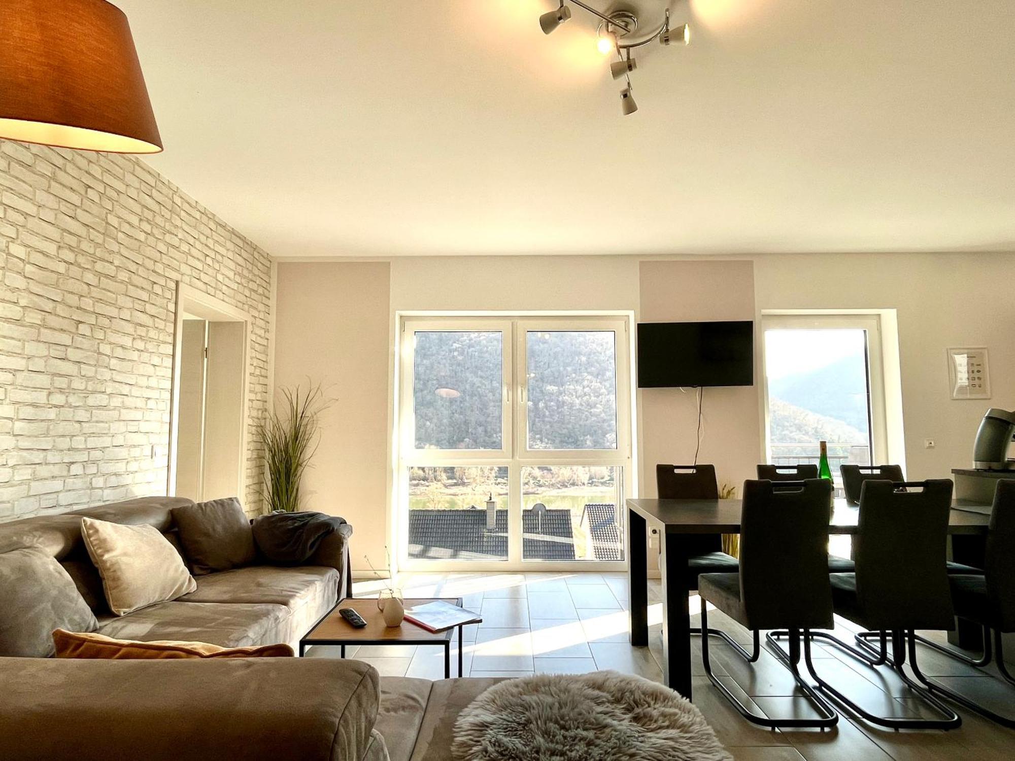 Ferienwohnung Moseltraum, 1-6 Pers, Mit 3 Schlafzimmer Und Panoramabalkon Müden Buitenkant foto